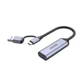 Produktbild: 4894160049315 UNITEK V1167A Videokabel-Adapter USB Type-A/USB Type-C HDMI Schwar
