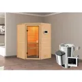 Produktbild: Karibu Sauna Antonia mit Ofen externe Stg.Natur