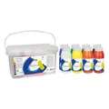 Produktbild: KREUL 17800 - Triton Acrylic Liquid im Powerpack, Set mit 8 x 750 ml Farbe, Hochwertige Künstler-Acrylfarben in Studienqualität mit leicht fließendem Charakter, in praktischer Tragebox