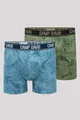 Produktbild: CAMP DAVID Boxershorts Set: (2-St) mit All Over Print