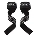 Produktbild: PICSIL Straps – Handgelenkbandagen für Gewichtheben, Elastische Trainingsstraps, Unterstützung und Stabilität beim Powerlifting, Calisthenics und Bodybuilding (Schwarz)