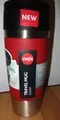 Produktbild: Emsa Travel Mug Classic 0,36 Liter Manschette rot Comfort Schraubverschluss