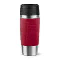 Produktbild: Emsa N20204 Travel Mug Classic Isolierbecher 036L Edelstahl Dunkelrot 100%
