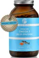 Produktbild: QIDOSHA Omega 3 Fettsäuren aus Fischoel mit hohem EPA- und DHA-Anteil Kapseln, hochdosiert, 180 Stk im Glas, 1000 mg Premium Fischöl (TG) mit 500 mg EPA und 250 mg DHA, Omega 3 Fettsäuren aus nachhaltigem Fischfang, ohne Vitamin E à 180 St., 216 g