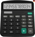 Produktbild: Helect Taschenrechner Standard Tischrechner 12-stelliger Dual-Power (Solar und