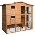 Produktbild: Hühnerstall Hühnerhaus Geflügelstall Gehege 222x115x200cm Hühner Hühnerkäfig