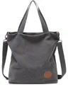 Produktbild: JANSBEN Damen Canvas Handtasche Schultertasche Casual Multifunktionale Umhängeta