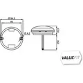 Produktbild: HELLA 2SB 357 028-011 Heckleuchte - Valuefit - LED - 12/24V - Einbau - links/rechts
