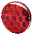 Produktbild: HELLA VALUEFIT Schlussleuchte - LED - 24V / 12V - Anbau/geschraubt - ECE - Lichtscheibenfarbe: rot - Stecker: offene Kabelenden - links/rechts - Menge: 1 - 2SB 357 028-011