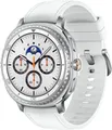 Produktbild: Samsung Galaxy Watch8 Classic - 46 mm - intelligente Uhr mit Hybridband - Hybrid-Eco-Leder - Bandgröße: S/M/L - Anzeige 3.4 cm (1.34