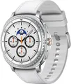 Produktbild: Samsung Galaxy Watch8 Classic 46 mm Aluminiumgehäuse white am Hybrid Band white