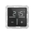 Produktbild: Homematic IP Glas-Wandthermostat mit CO2-Sensor - Schwarz