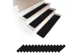 Produktbild: relaxdays Stufenmatte Rechteckige Stufenmatten 16er Set 75x20, Höhe: 7.5 mm, schwarz
