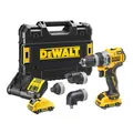Produktbild: Akku-Bohrschrauber DEWALT DCD703L2T, 4 Köpfe, 12 Volt DCD703L2T-QW
