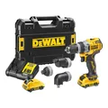 Produktbild: DEWALT 12 Volt 3 Ah Akku-Bohrschrauber mit 4 werkzeuglos wechselbaren