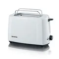 Produktbild: SEVERIN Automatik-Toaster AT 2286, 2 Toastkammern, 700 W, 7-stufiger Bräunungsgrad, Stopp-Taste, Brötchen‑Röstaufsatz, Weiß 665797