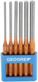 Produktbild: Gedore 119L - Splinttreiber-Satz, lange Form, 6-tlg im PVC-Halter 8866290