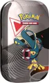 Produktbild: Pokémon-Sammelkartenspiel: Mini-Tin-Box Einall – Zapplarang & Voltula (2 Boosterpacks & 1 Stickerkarte)