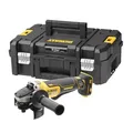 Produktbild: DEWALT 18V XR Akku-Winkelschleifer 125mm mit Paddel-Schalter (bürstenloser Motor, elektrische Bremse & Kupplung, Schnellspannfutter, inkl. TSTAK-Box II, Lieferung ohne Akku & Ladegerät), DCG406NT-XJ