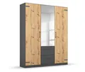 Produktbild: rauch Drehtürenschrank »Butte« - 136x57x197cm - grau - Holz