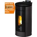 Produktbild: Freepoint Pelletofen Globe Stahl Anthrazit 10,5 kW mit Automatik