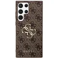 Produktbild: GUESS Samsung S23 Ultra Hülle Case Cover 4G Big Metal Logo brown