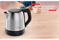 Produktbild: Tefal Subito Mini KO5S2DE0, 1 l, 2400 W, Schwarz, Edelstahl, Edelstahl, Wasserstandsanzeige, Drahtlos