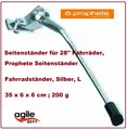 Produktbild: Prophete Fahrradständer Seitenständer, silber, L, 6087 Seitenständer für  28