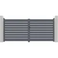 Produktbild: Casanoov Doppelflügeltor Aus Aluminium Vogel 400x180cm Grau