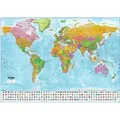 Produktbild: Weltkarte XXL Poster Flaggen 2017 - MAPS IN MINUTES®