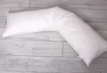 Produktbild: Seitenschläferkissen 40x145 cm 90%Federn 10%Daunen Stillkissen 2250g MOON
