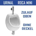Produktbild: ROCA MINI Pissoir Urinal Zulauf Von Oben Keramik Weiß Modern