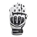 Produktbild: RST Tractech Evo 4 Short Leder Handschuhe weiß/schwarz Gr. M , RST 102667WHI-09