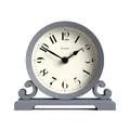 Produktbild: JONES CLOCKS® Saloon Kaminsims Uhr | Traditionelles doppelschneckendesign | Französische Marine | Zeitgenössischer klassischer Stil für Schreibtisch, Tisch, Regal oder nachttisch