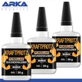 Produktbild: ARKA 3 x 50 g Kraftprotz Porzellan Sekundenkleber Gel maximaler Halt