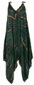 Produktbild: GURU SHOP Boho Batik Jumpsuit, Sommer Overall, Hosenkleid - Dunkelgrün, Damen, Synthetisch