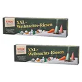 Produktbild: KNOX XXL 2er Set Räucherkerzen - Weihnachtsriesen mit Räucherschale - Menge: 10 Stück - Made in Germany