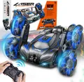 Produktbild: Ferngesteuertes Auto ab 4 Jahre, 360 °Drehbares Stunt RC Auto, RC Drift Car mit LED-Leuchten, 2,4GHz Ferngesteuertes Spielzeugauto, Ferngesteuertes Auto ab 5 6 7 8 9 10 Jahre Kinder Geschenke