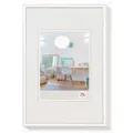 Produktbild: walther design Bilderrahmen weiss 13 x 18 cm New Lifestyle Kunststoffrahmen KV318W