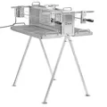 Produktbild: Doppel Spießgrill Vertikalgrill mit Motor Drehspieß Spießbratengrill BBQ-Toro