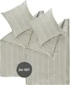 Produktbild: ESPRIT Renforcé Kissenbezüge und Bettwäsche HARPLINES Grau 135 x 200 cm - 2er Set