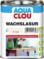 Produktbild: Aqua Clou Wachslasur W11 750ml weiß Wohnraumlasur 10qm pflegt, schützt