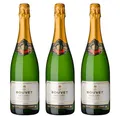 Produktbild: Bouvet Excellence Crémant de Loire Brut - Klassische Flaschengärung – Chenin Blanc Chardonnay – Cremant Ideal als Geschenk - 3 x 0.75 L