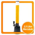 Produktbild: 3,5L Biertower XXL mit Zapfhahn Biersäule Zapfsäule Getränkesäule Trinksäule XL