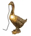 Produktbild: formano Tischleuchte Gans Lampe 60 cm Tisch & Stehlampe E27 40W goldfarben