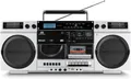 Produktbild: MEDION MD44538 P66538 80er Retro Boombox UKW Stereo Radio CD Kassette MP3 2x 10W
