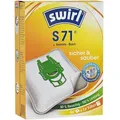 Produktbild: Swirl Staubsaugerbeutel S71 MP Plus AirSpace, passend für BOSCH, Hanseatic, Melitta, Privileg, Siemens, 4 St., Anti-Allergen-Filtration, Extra-Filterkammer, staubfreie Entsorgung weiß
