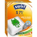 Produktbild: Swirl S 71 EcoPor Staubsaugerbeutel (4 Beutel), reißfeste Staubbeutel für einige Siemens & Bosch Staubsauger, 99,9% Filterung von Hausstaub & allergenem Feinstaub