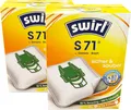Produktbild: 8x Swirl Staubsaugerbeutel S71 Siemens Bosch + 2 Abluftfilter NEU