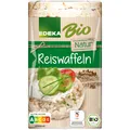 Produktbild: Edeka Bio Reiswaffeln natur ungesalzen mit Sesam verfeinert 100g Packung